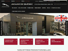 Tablet Screenshot of jaguardequebec.com